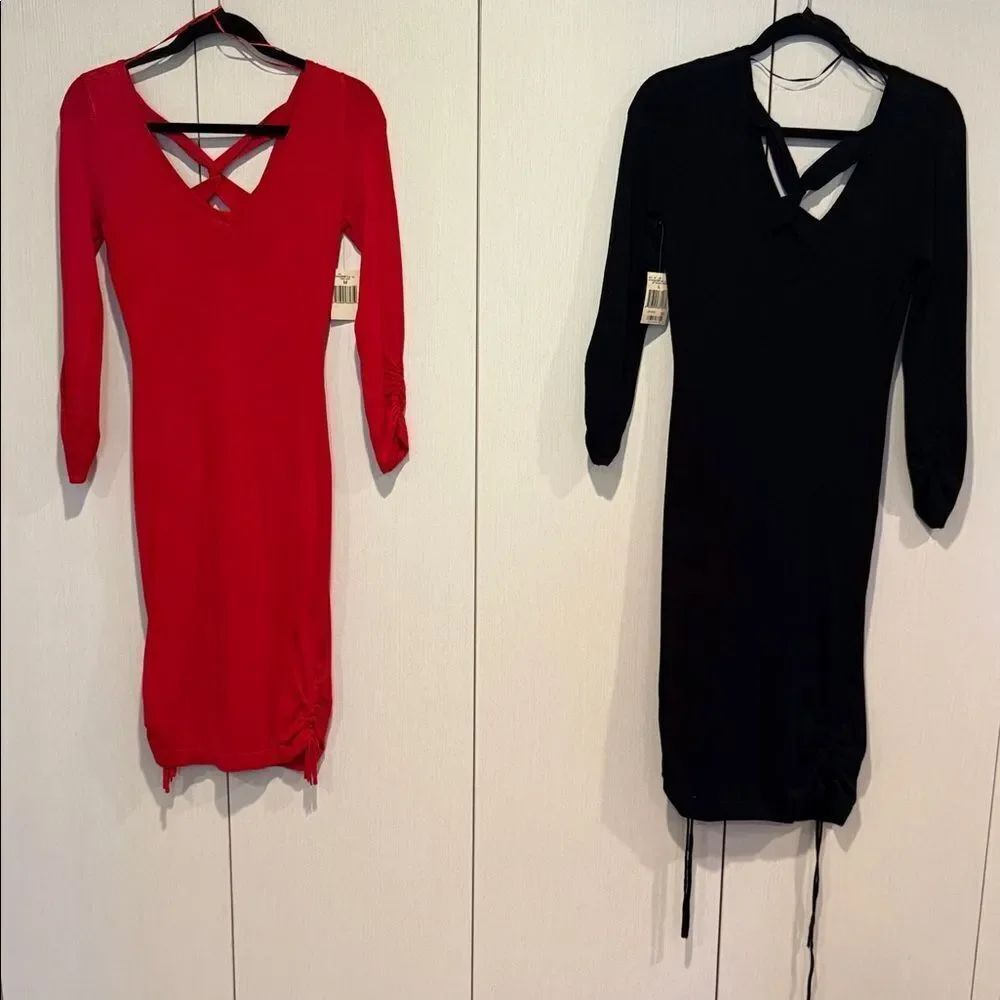 Elegant Red and Black Women's Dresses